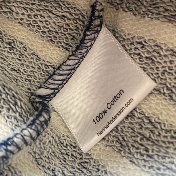 Hanna Andersson Boys Blue Striped Sweatshirt Size 12 - Picture 9 of 12